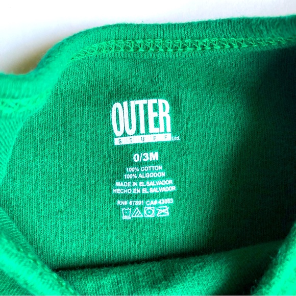 REEBOK Dallas Stars Hockey Onesie Bodysuit 0- 3 months Infant MY FIRST STARS TEE - Picture 2 of 13